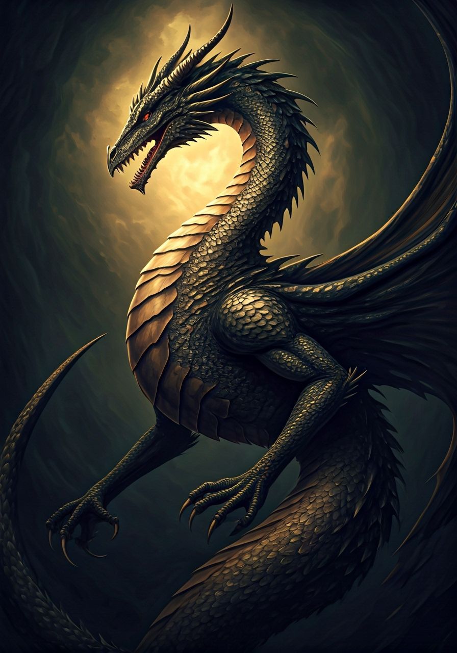 Abstract Fantasy Dragon