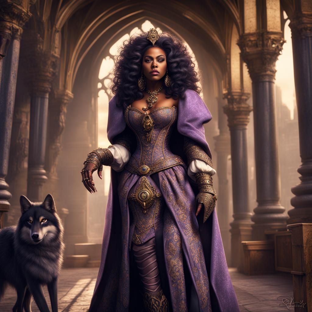 Clawdeen Wolf as Medieval Woman: Epic Digital Art