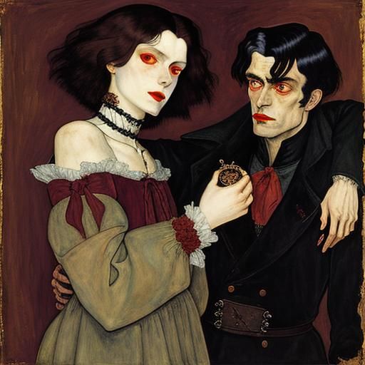 Vampire's Games: A Masterpiece in Expressionist Style