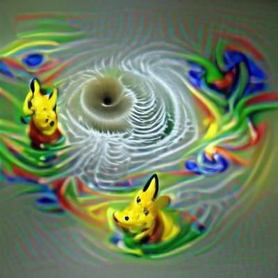 Psychedelic Pikachu Vortex Visualisation
