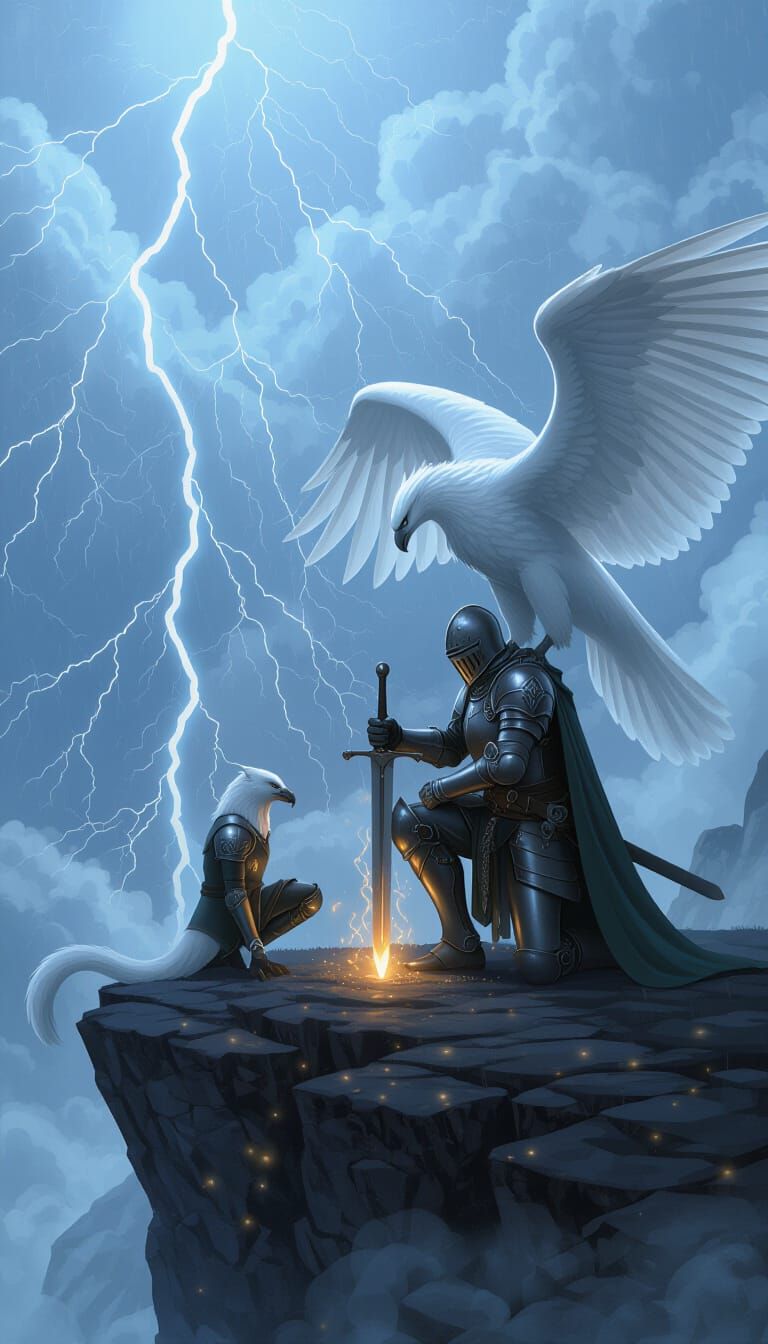 Knight and Griffin: A Stormy Pact