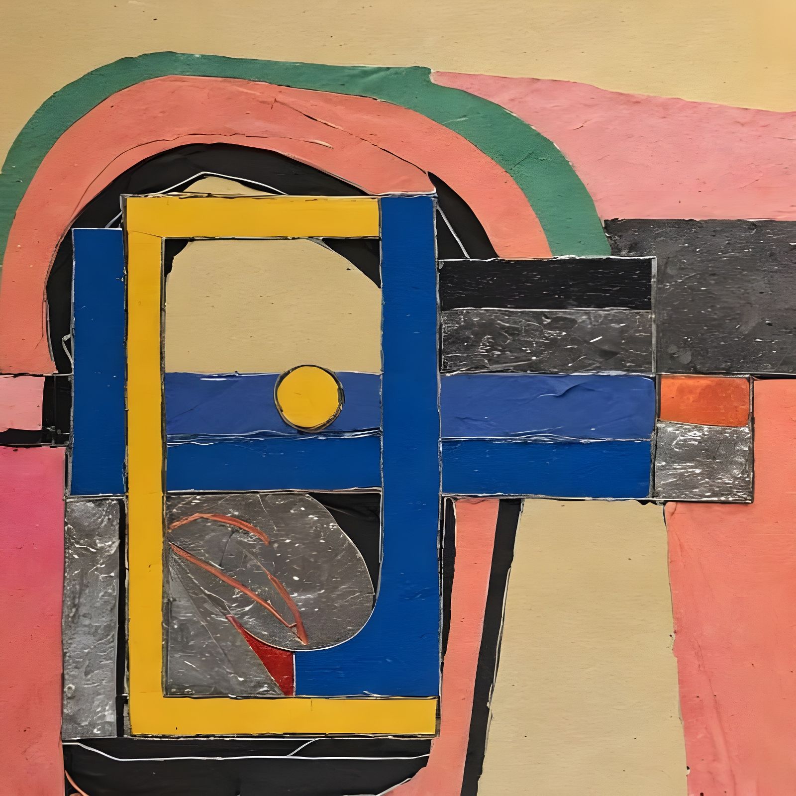 Maximalist Montage Relief Sculpture by Elizabeth Murray and ...