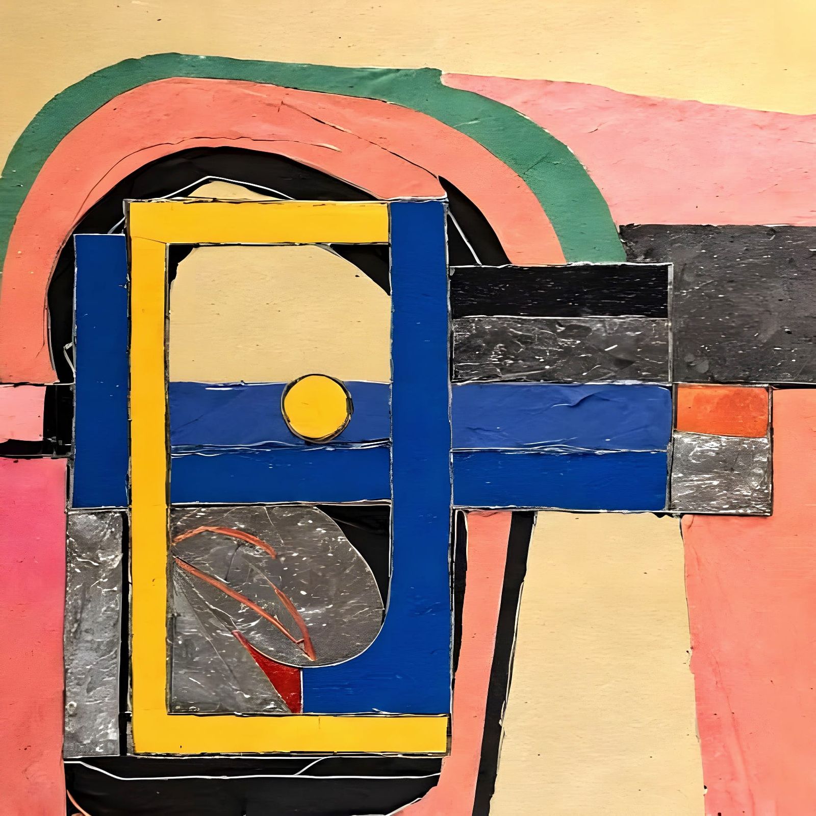 Maximalist Montage Relief Sculpture by Elizabeth Murray and ...