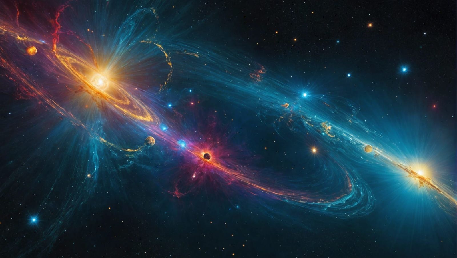 Cosmic Double Exposure: Luminous Entity Birthing Planets