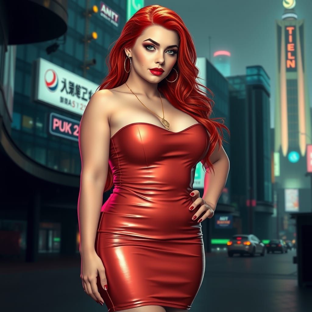 hyperrealism, realistic, woman, voluptuous, large chest, tig...