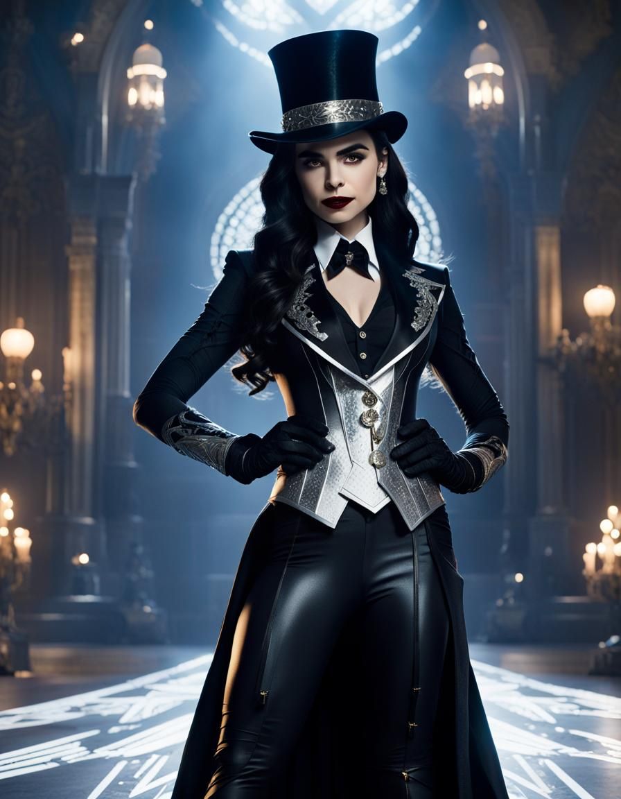 Sofia Carson as Zatanna, Mistress of Magic