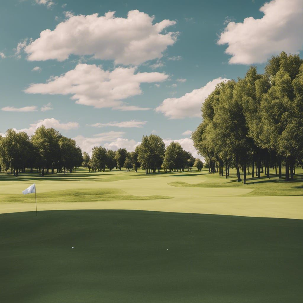 Sunny Day at the Golf Camp