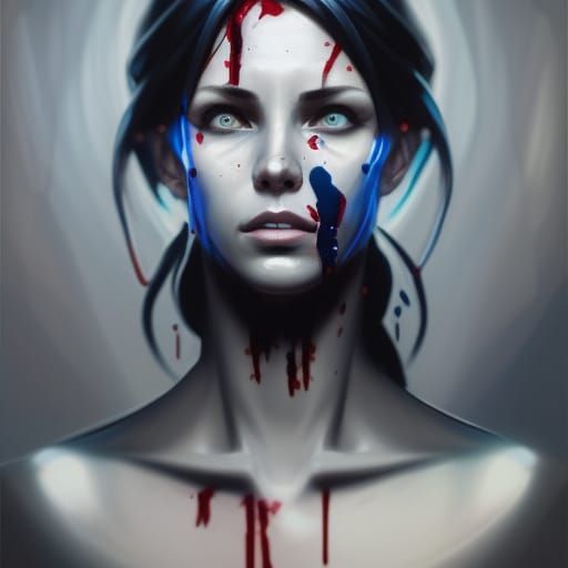 Detailed Portrait with Dynamic Lighting and Rich Colors