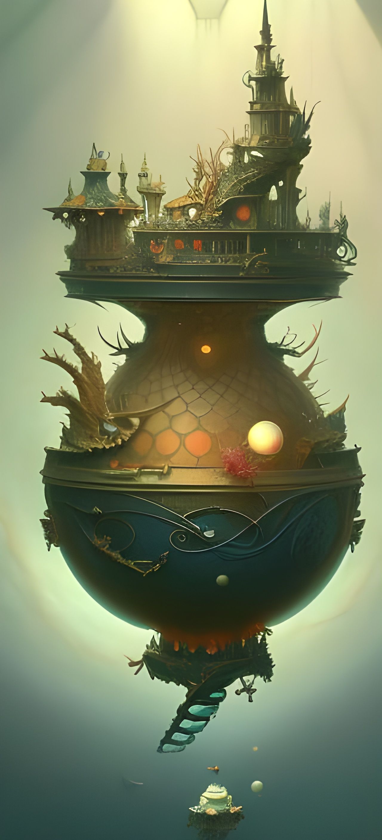 Gravity-Defying Teacups in a Floating Carnival