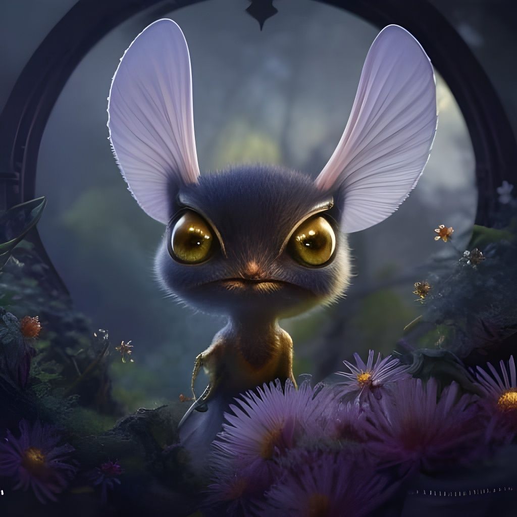 Filigree Gremlin Portrait in Ornate Armour