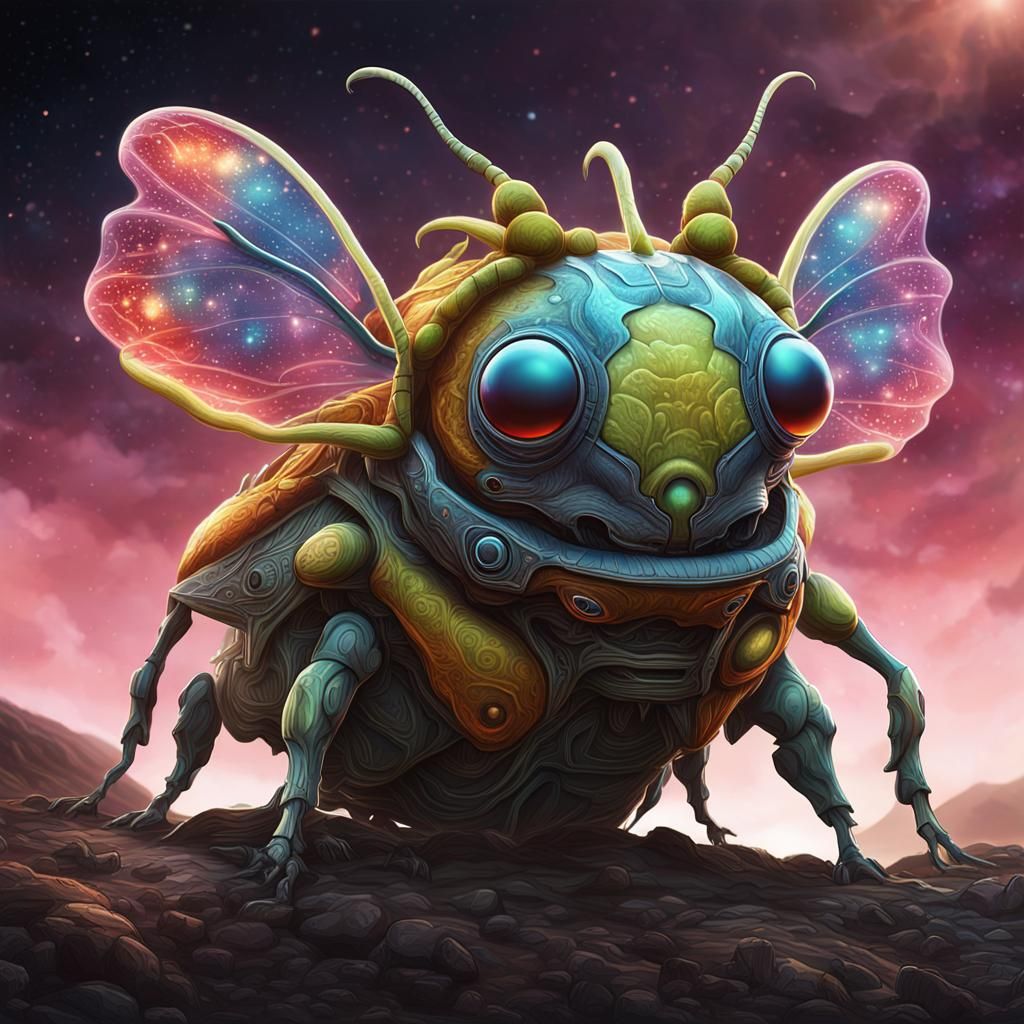 Alien Creatures on an Exoplanet: Concept Art