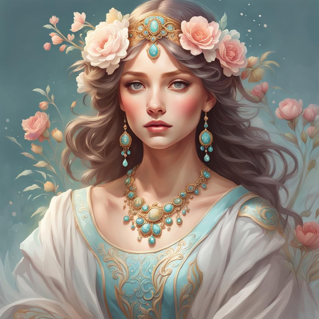 highly-detailed, cute, elegant, storybook, whimsical design, clipart, white background, isolated, png, 8k, behance, Pint...