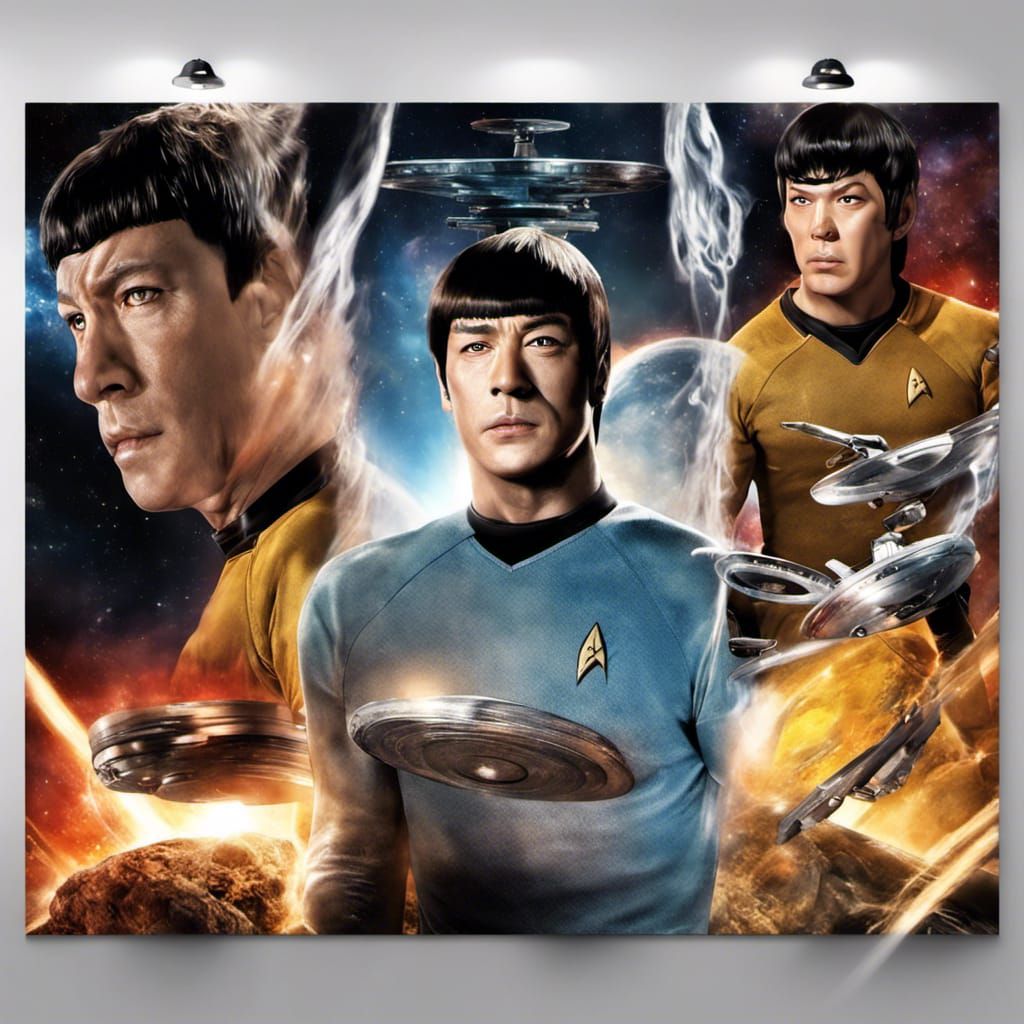 Star Trek Meets Rocky: Anime-Style Movie Poster