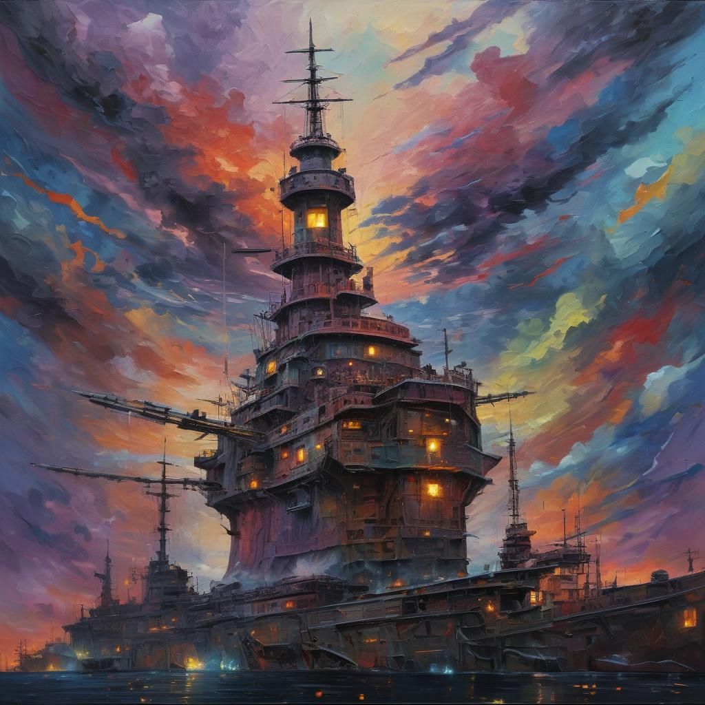 Sci-Fi Alien Invasion: Quantum Bombardment in Expressionist ...