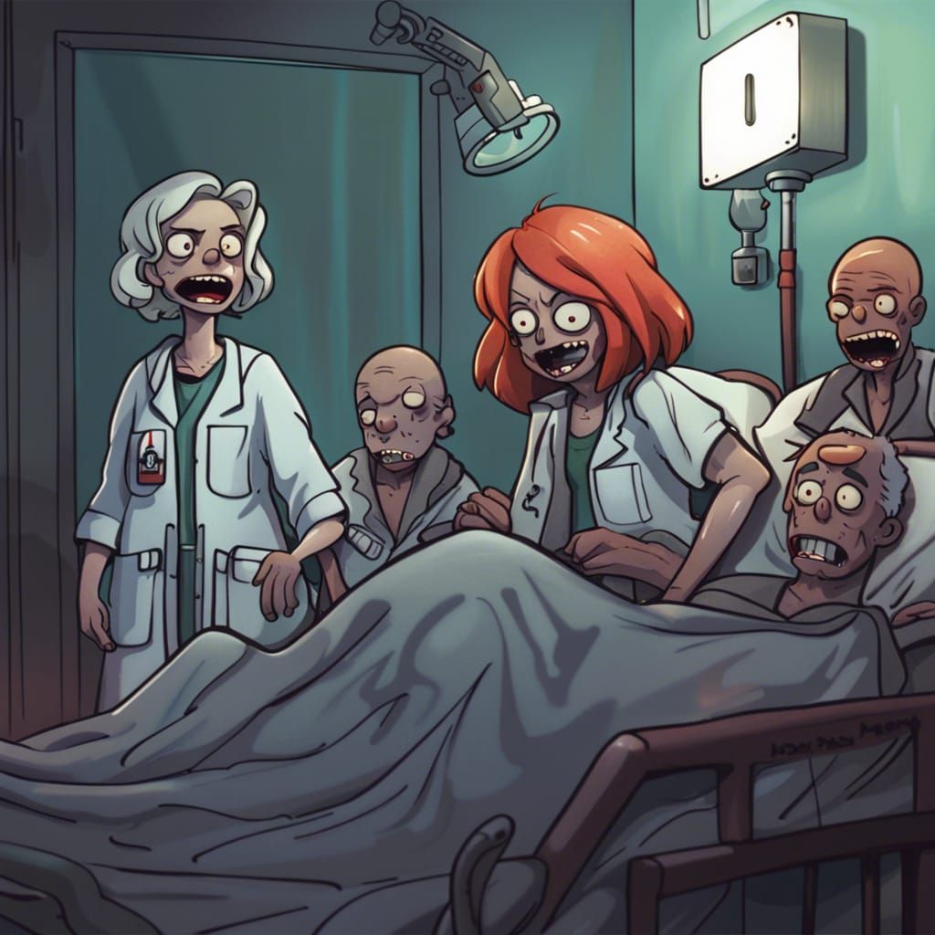 Cursed Hospital Cover Art for Animated Series
