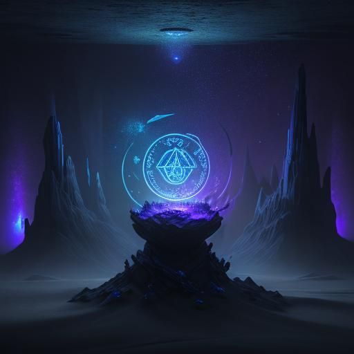 Enchanted Sand Lamp: Fantasy Concept Art