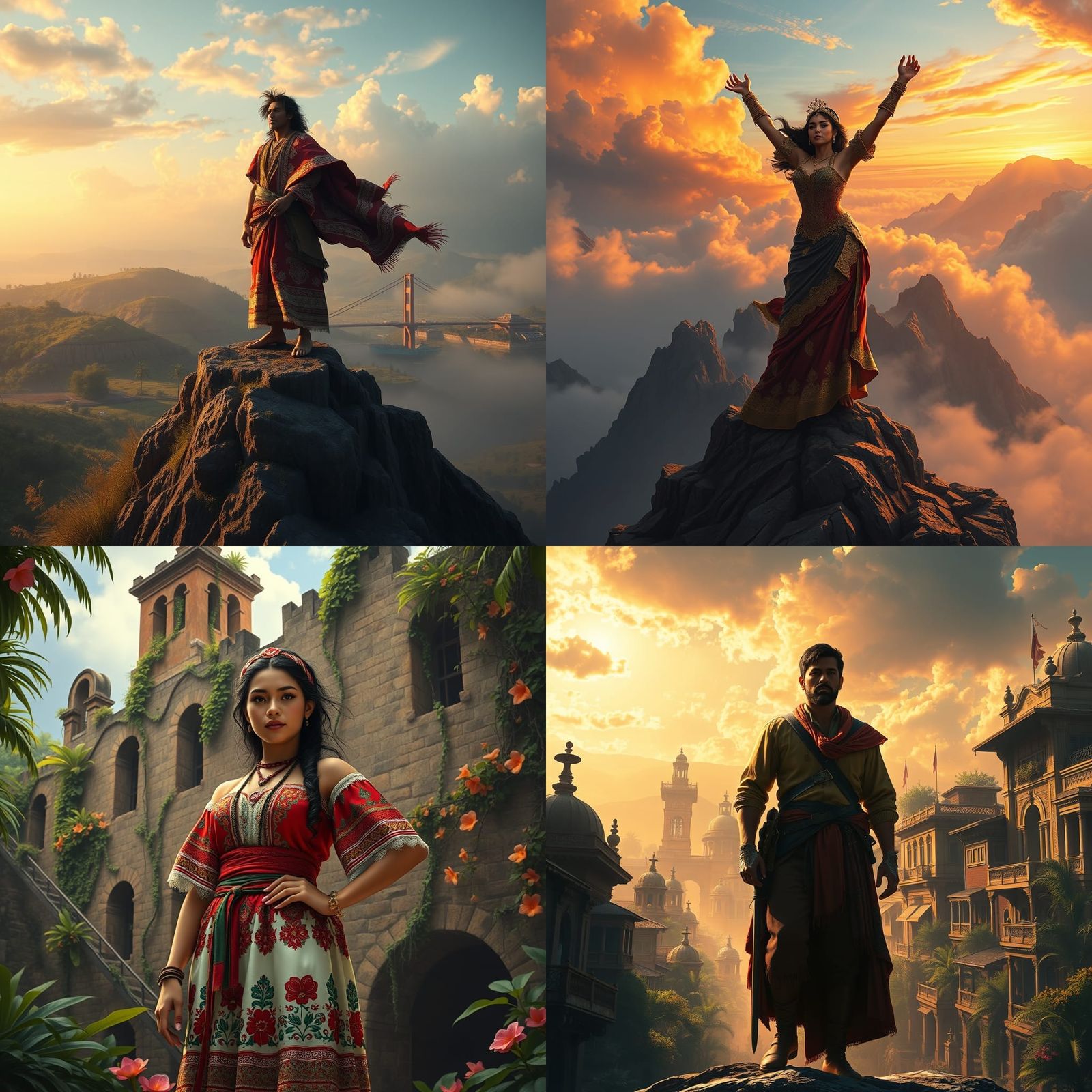 Inspirational Latin American Liberation in Vibrant Digital A...