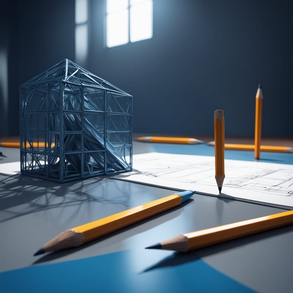 Pencil Hangar Doors Reveal Sketching Artist's Thoughts