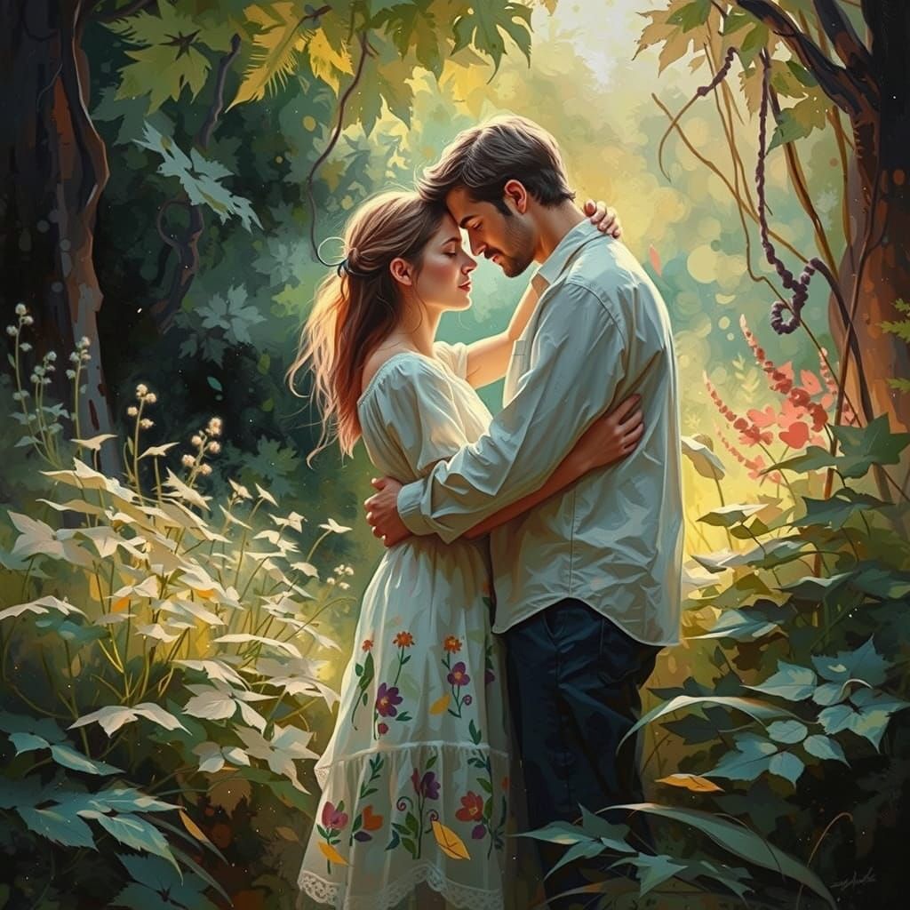 Whispers of Connection in a Gentle, Ethereal Landscape