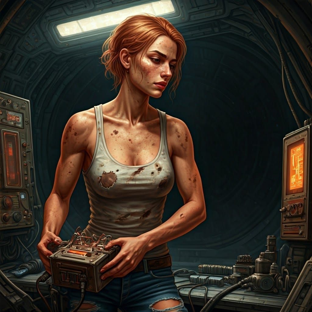 Realistic Sci-Fi Space Engineer Ignites the Cosmos