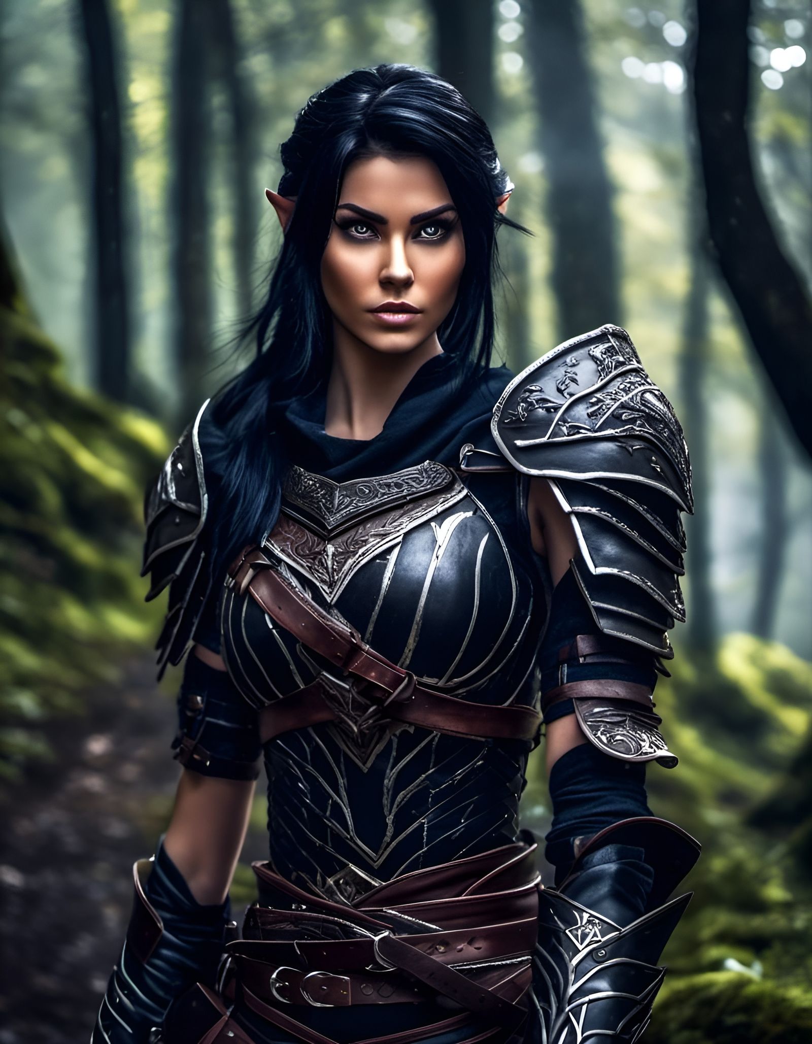 Black haired Fighter