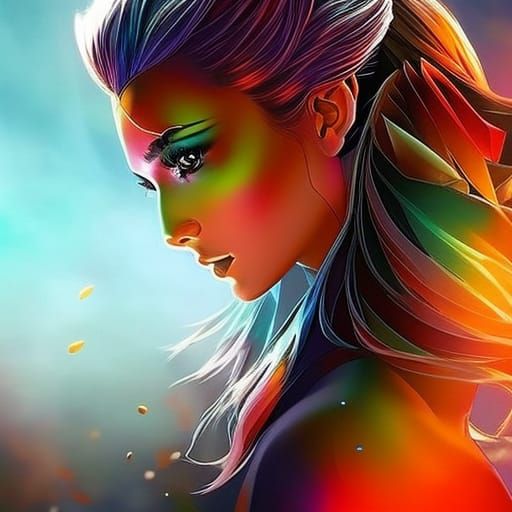 Hyperrealistic Donut Splash Art Concept