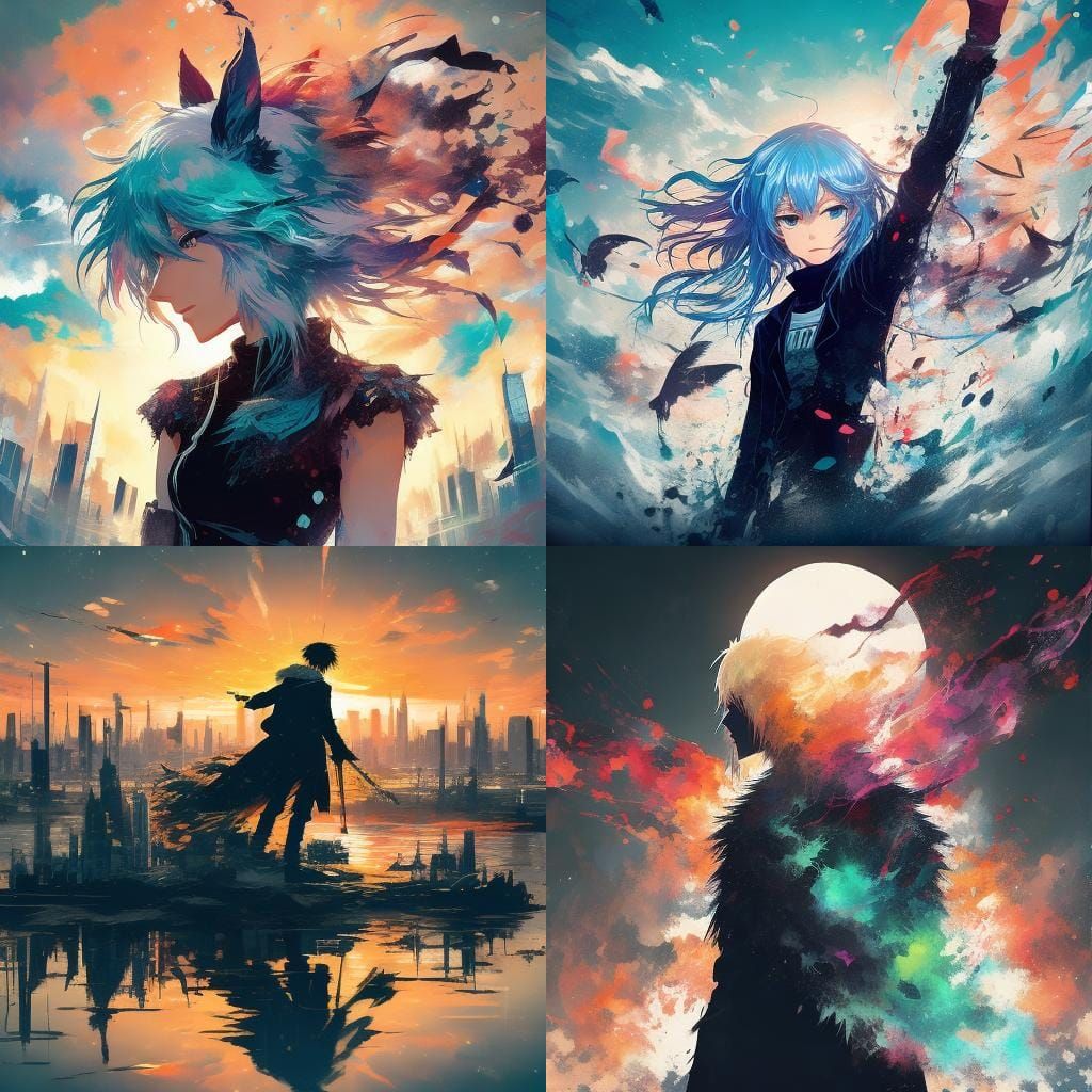 Anime Girl Generated with AI