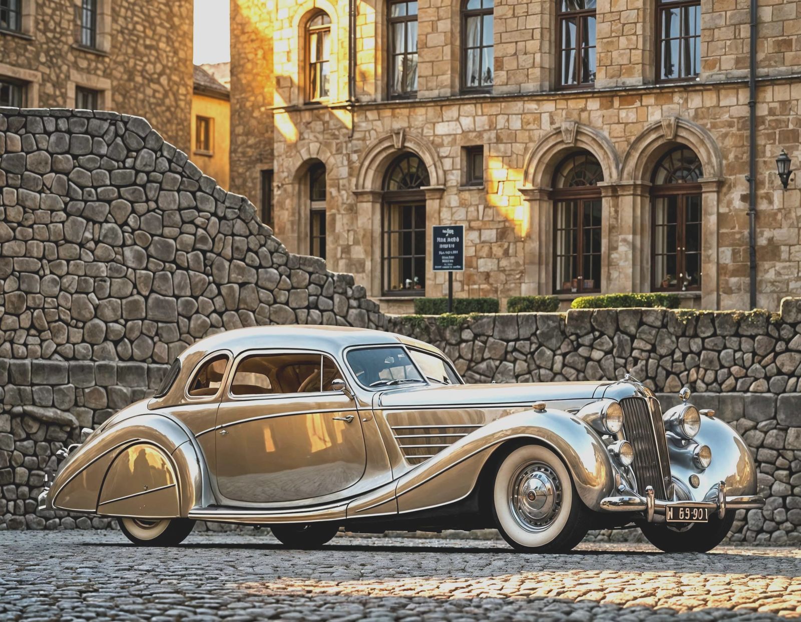 1937 Horch Coupé in Monaco: Automotive Photography