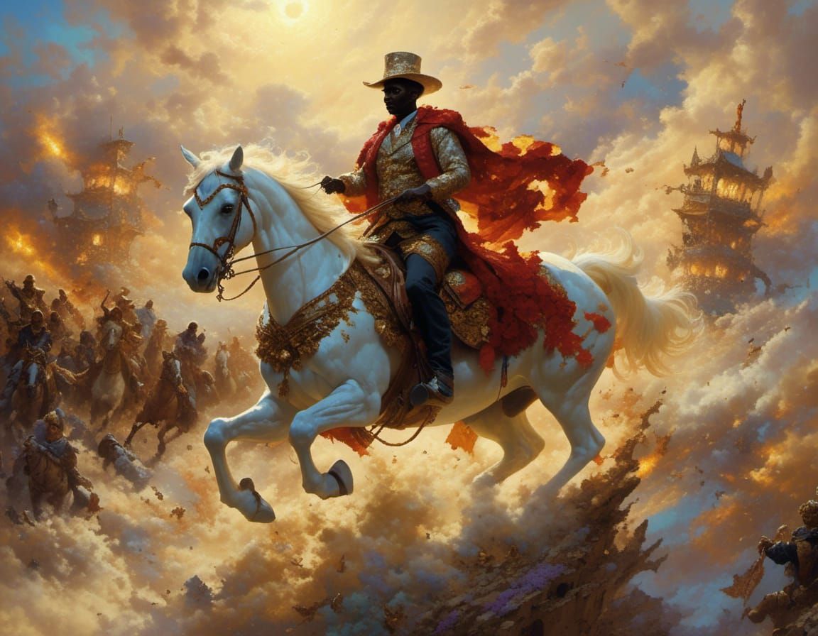 Bass Reeves Rides in the Old West