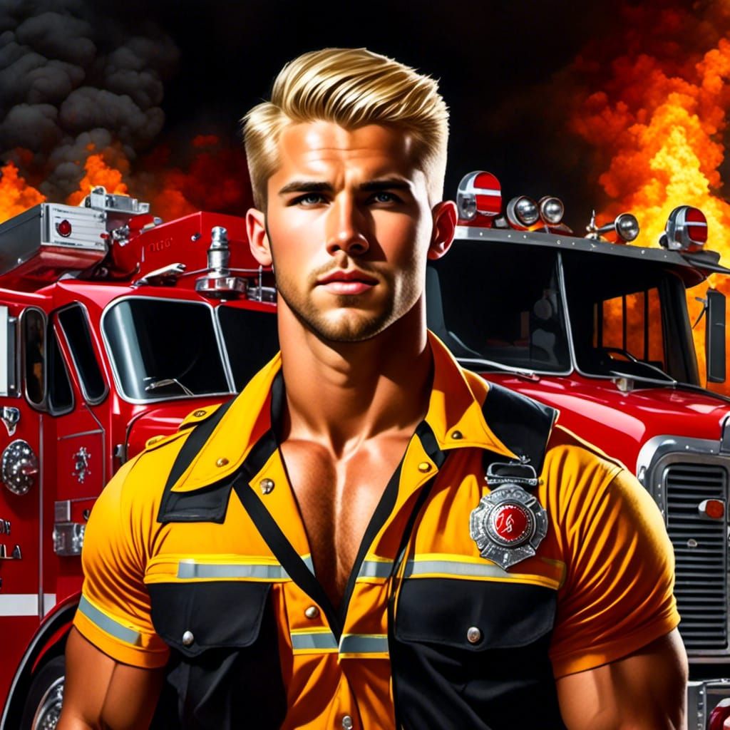 Handsome NC the strong fireman 2