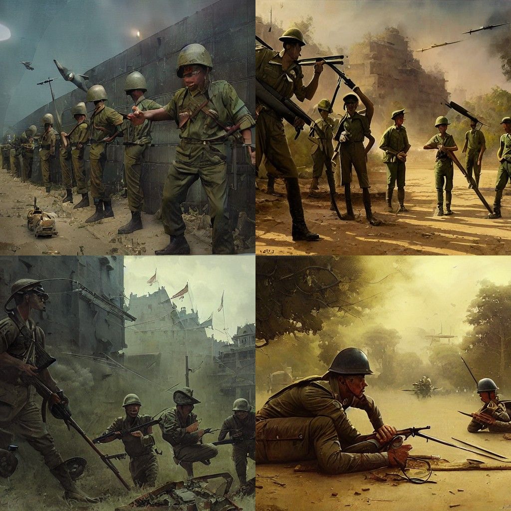 Malayan Homeguard Roadblock During 1953 Emergency