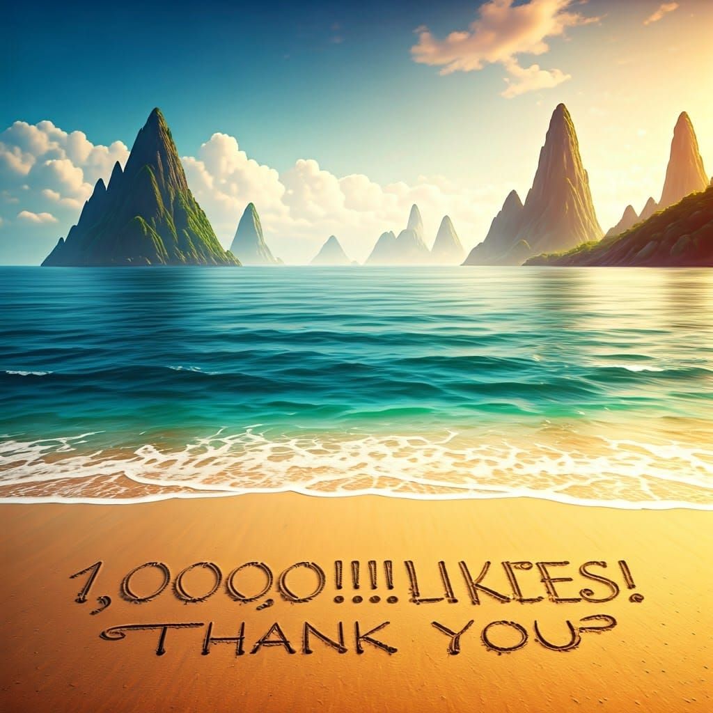 Ocean Waves Reveal Message of Gratitude