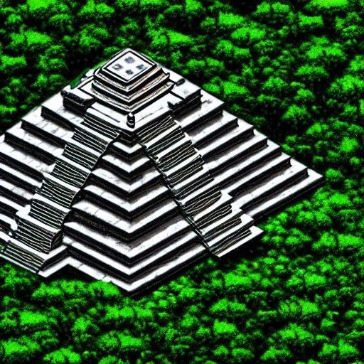 Eldritch Mayan Temple in Jungle