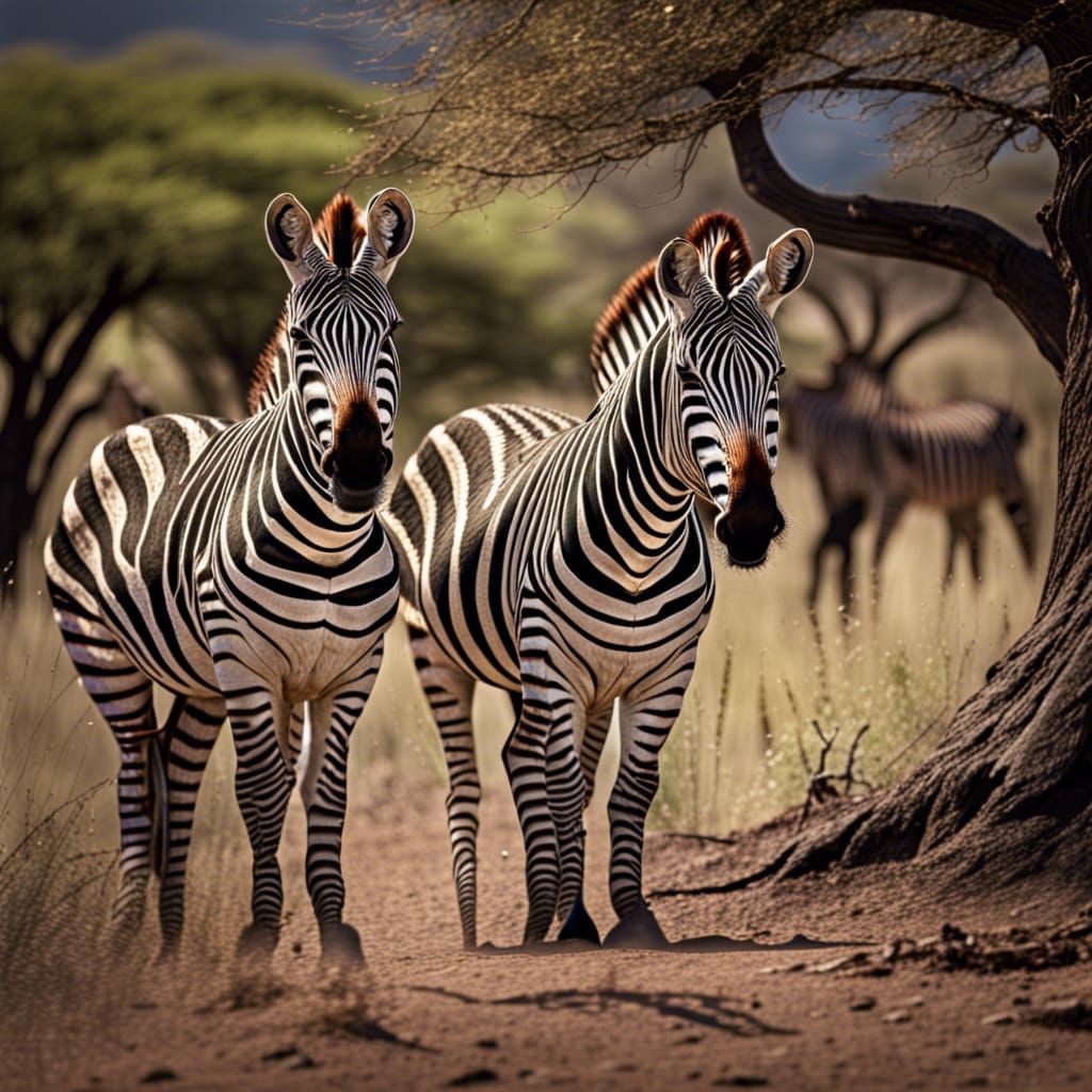 Zebras in Tanzania's Tarangire National Park
