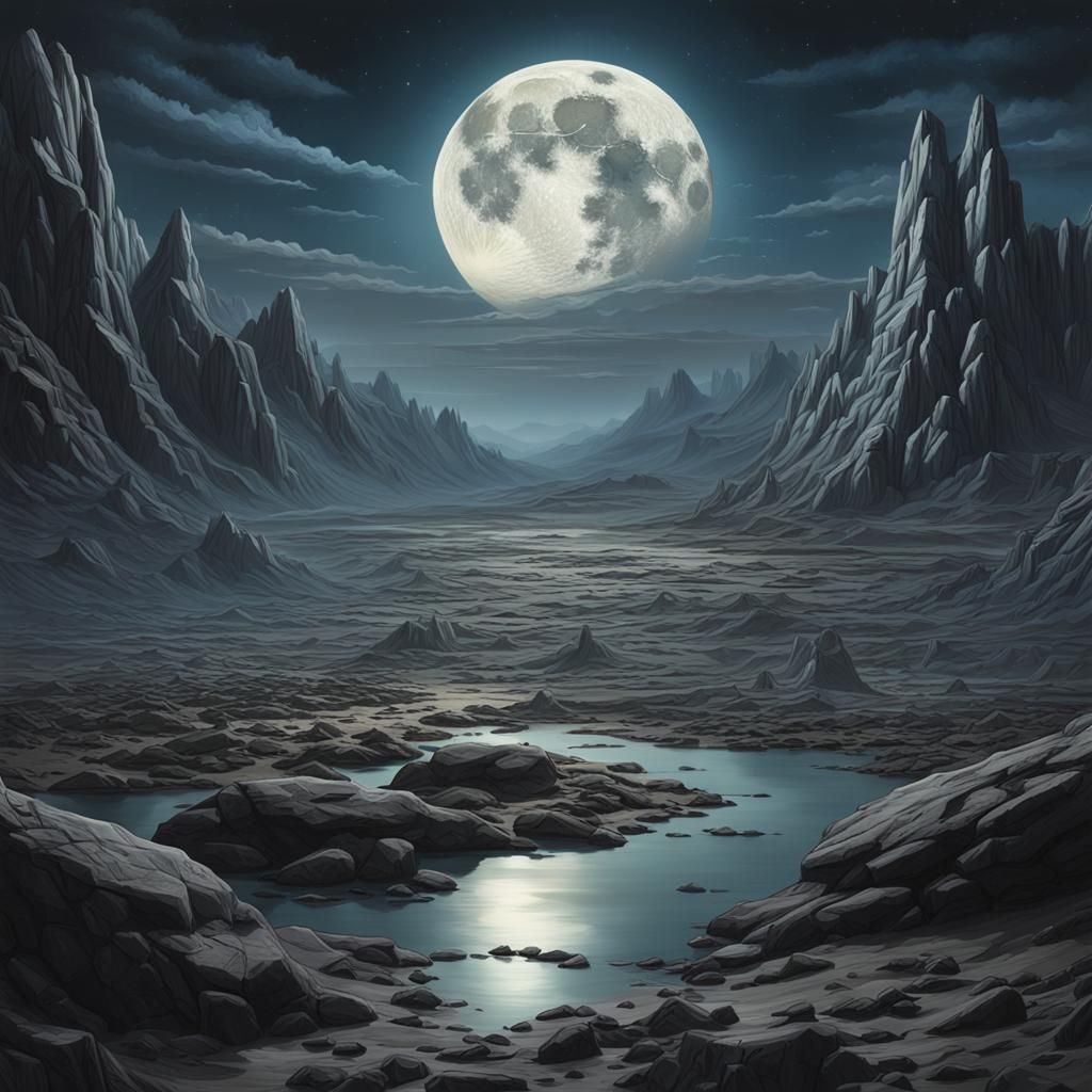 Infinite Tsukuyomi Curse Reflected on Moon