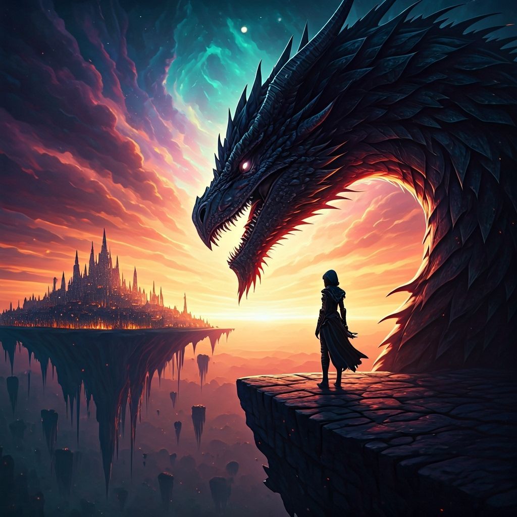 Mystical Assassin on Dragon Over Alien City