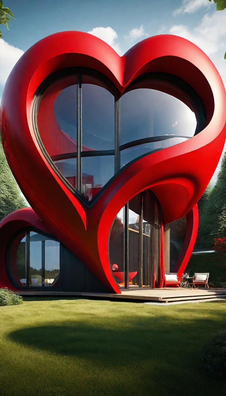Avant-Garde Architecture: “Home is (literally) where the heart is.” ❤️