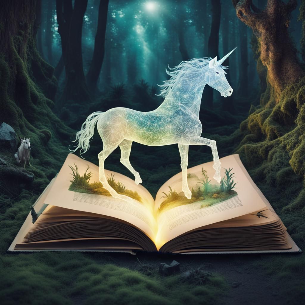 Glowing Book Reveals Fantastic Creatures in Vivid Colors