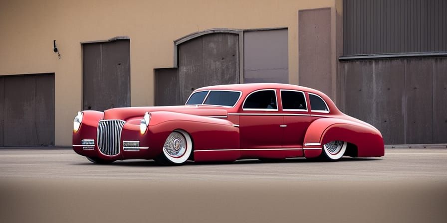 Custom 1940s Jaguar Hot Rod with Wide Body Kit