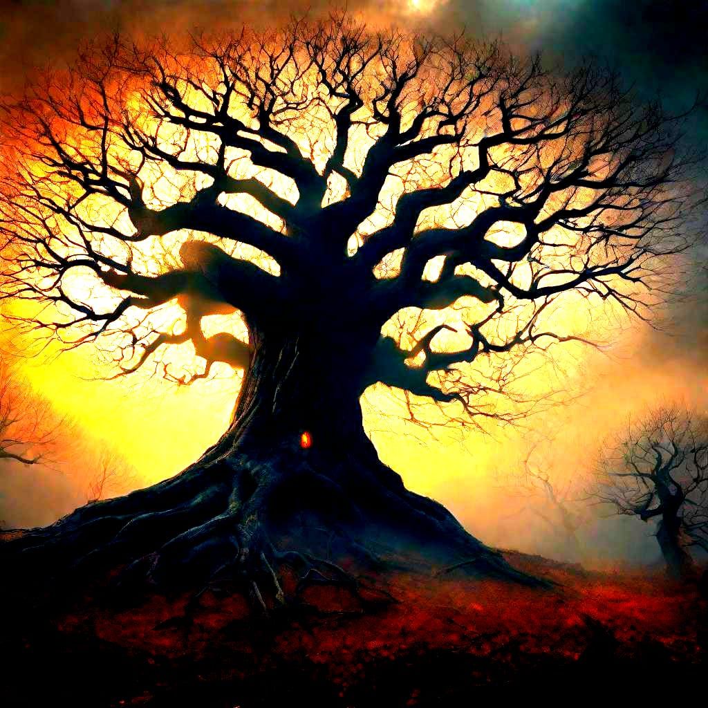 Scary Fantasy Concept Art in Detailed Matte Painting