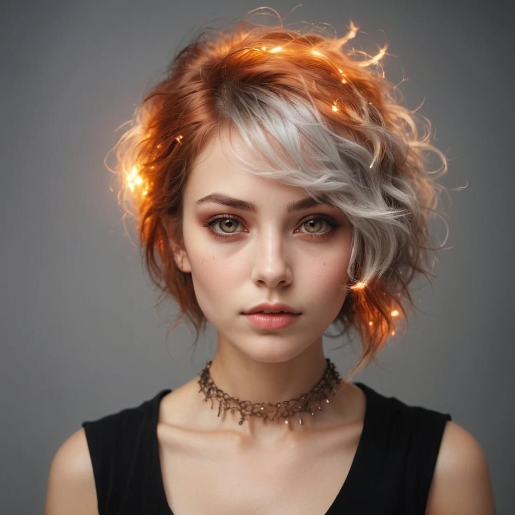 Mystical Woman in Dark Hood, Dark Fantasy Art