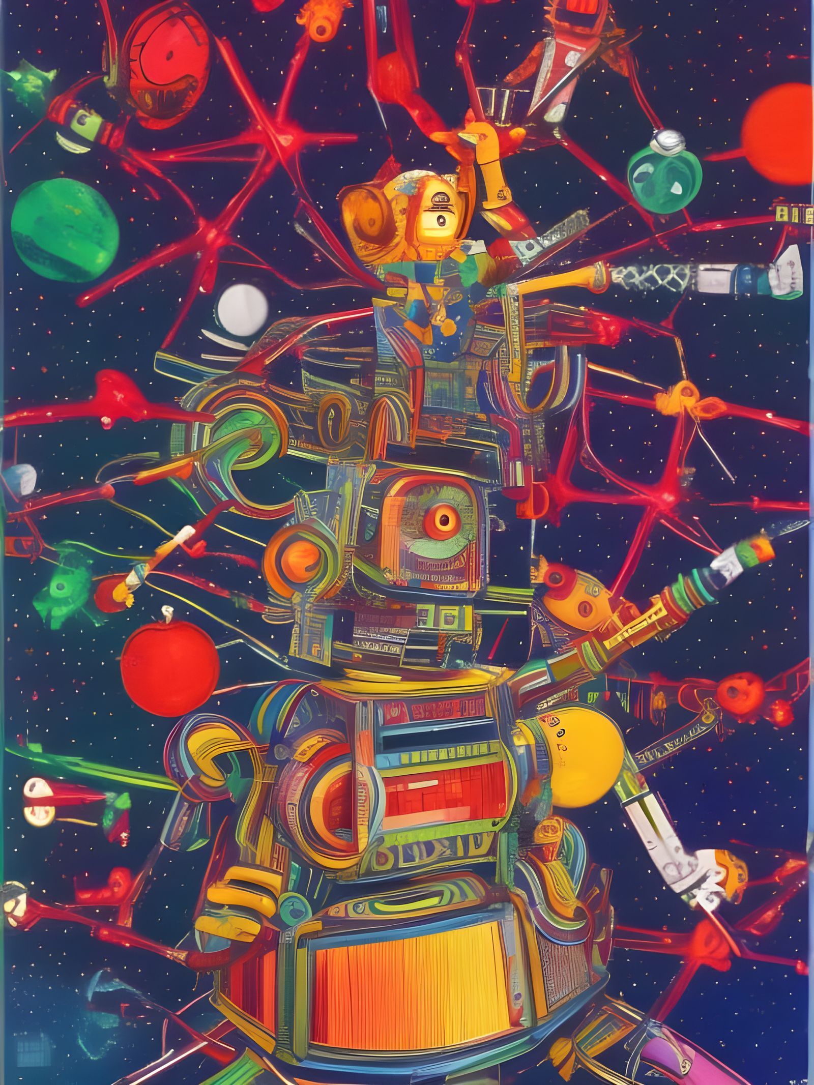 The deep space robot party, 1993
