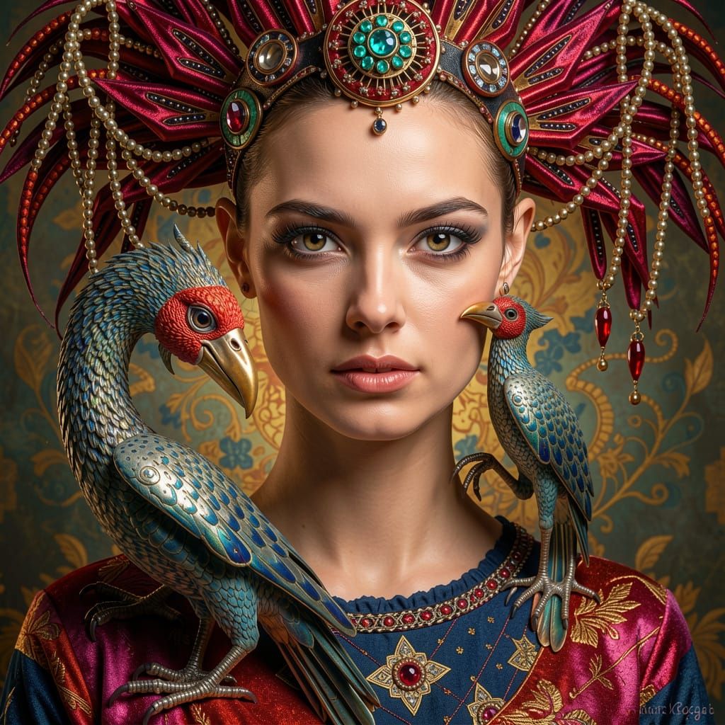 Spectacular Hyperrealism: Colorful Patterns and Reflections