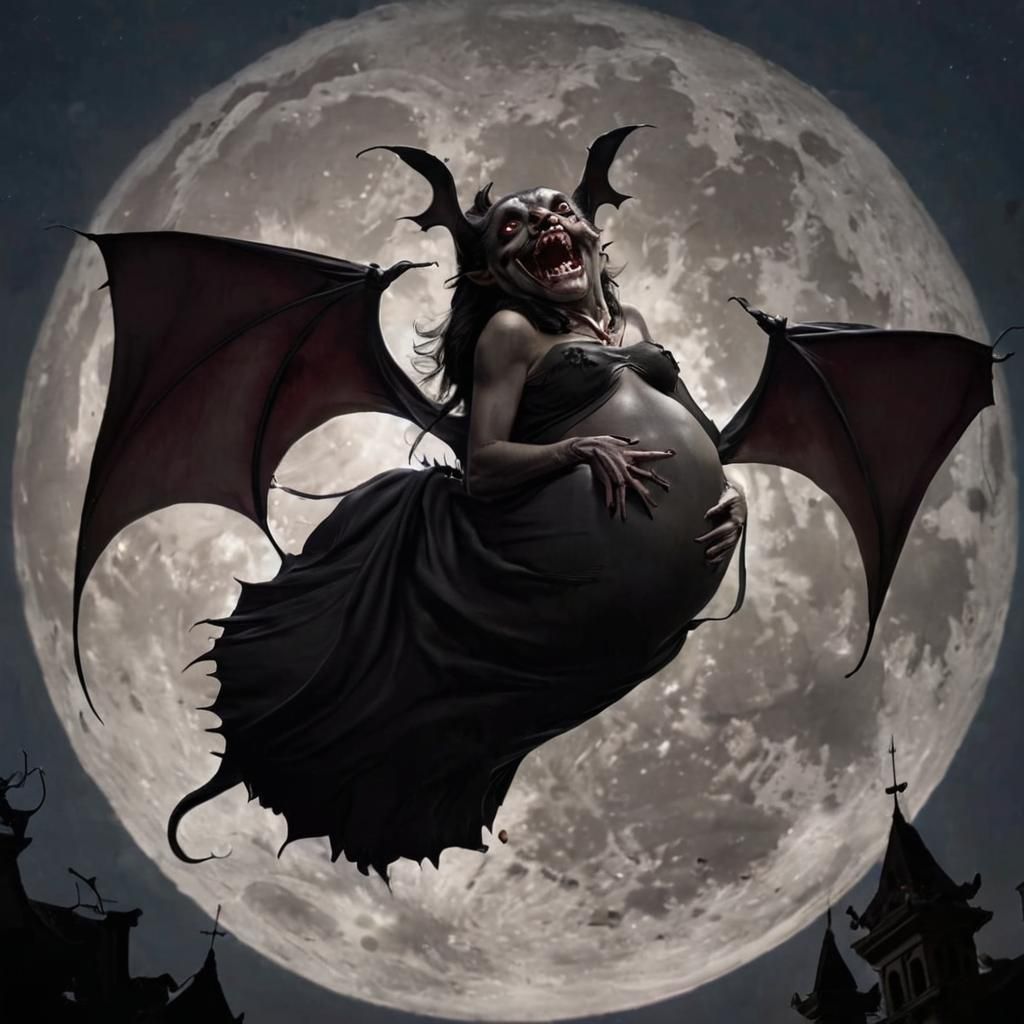 Terrible Philippine Vampire Bat Ghoul in Cebu