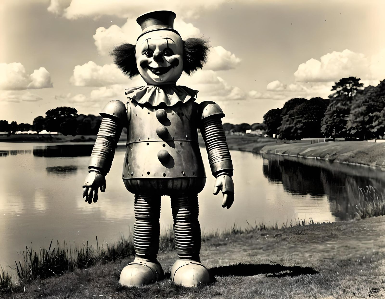 Bizarre Robot Alien Clown Encounter on Isle of Wight