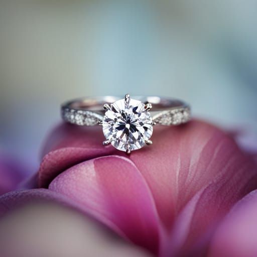 Elegant Diamond Ring Symbolizing Eternal Love