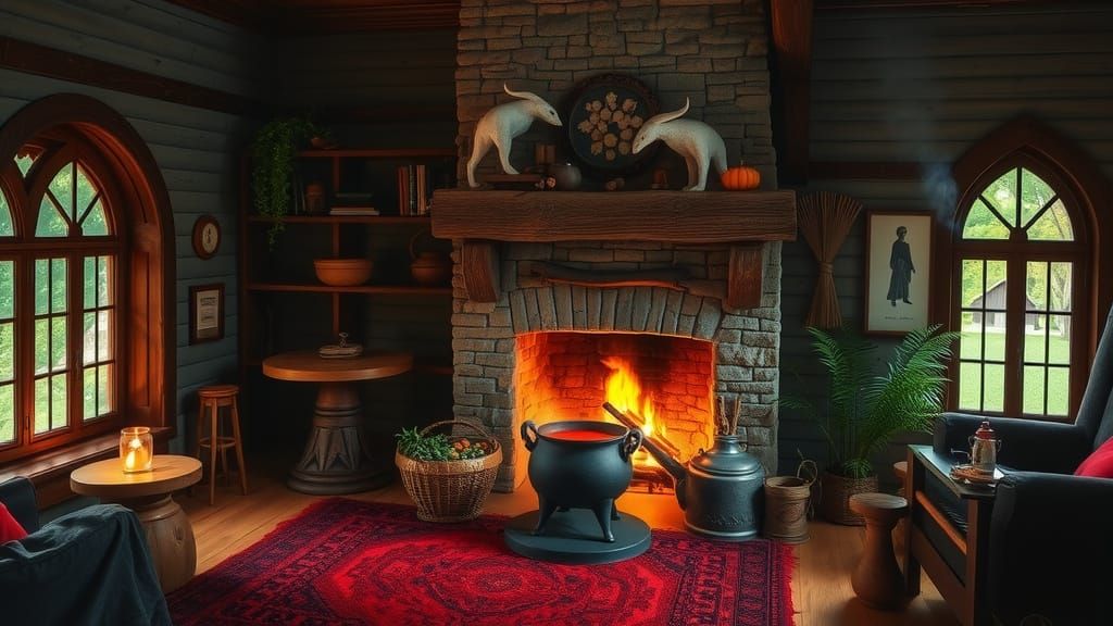 Enchanted Study of Magic and Nature