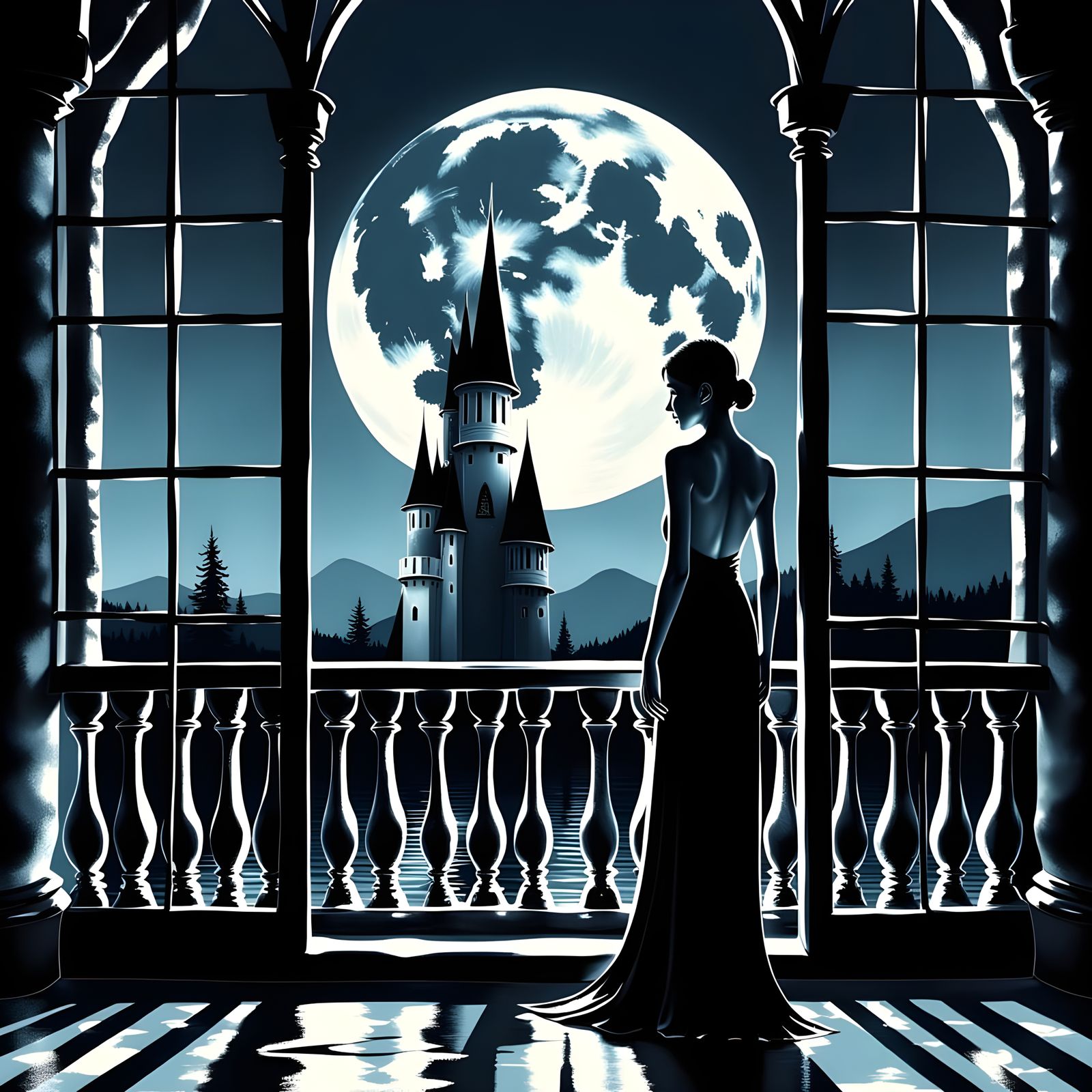 Maiden in Moonlight