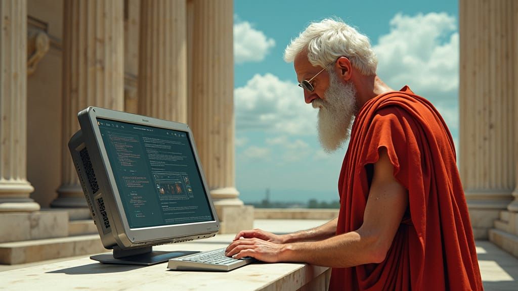 Socrates Discovers a Modern Computer in Ancient Greece