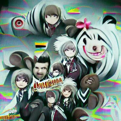 Danganronpa Characters Generated by AI